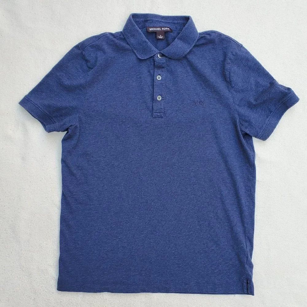Michael Kors Blue Polo Short Sleeve Shirt